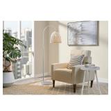 Highler 61-in Silver Floor Lamp with Shade