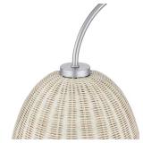 Highler 61-in Silver Floor Lamp with Shade