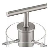 Regan 20" Brushed Nickel Table Lamp with Shade