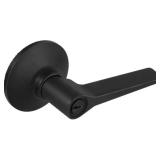 Freedom Matte Black Keyed Entry Door Lever (Pack o
