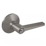 Freedom Satin Nickel Keyed Entry Door Lever (Pack