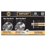 Freedom Satin Nickel Keyed Entry Door Lever (Pack
