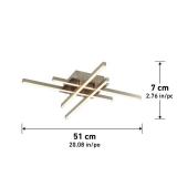 Grid 20-in. 1-Light Brushed Nickel LED Mount
