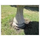 Cement outdoor garden table...