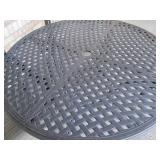 Lightweight metal Black Round patio...