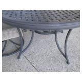 Lightweight metal Black Round patio...