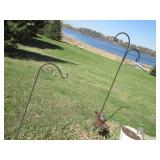 Metal and glass solar powered outdo...