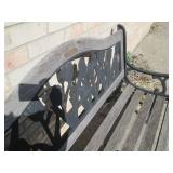 2 Park benches, nice heavy metal fr...