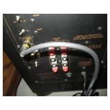 Klipsch subwoofer measuring 17" cub...
