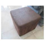 Wide solid wood entertainment stand with a granite top