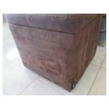 Wide solid wood entertainment stand with a granite top