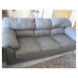 Pleather couch, 7
