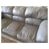 Pleather couch, 7