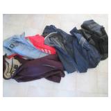 Lot of coats and other clothes...