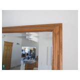 2 Wood framed mirrors 24 x 32"...