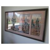 Signed and numbered prints, frame m...