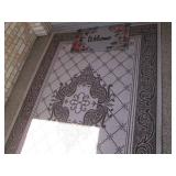 Outdoor entry rug 63 x 88"...