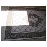 Outdoor entry rug 63 x 88"...
