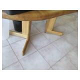 Wood table measures 5