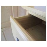 Solid wood blonde dresser, 39" wide...