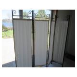 2 Matching 3 panel room dividers wi...