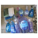Assorted mainly new cleaning suppli...