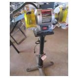 Craftsman 6in bench grinder on a st...