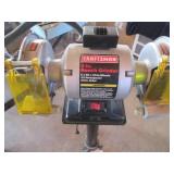 Craftsman 6in bench grinder on a st...