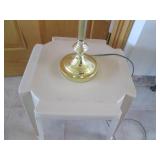 Lamp on a plastic stand...