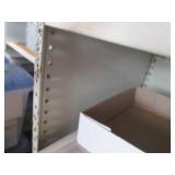 2 Metal shelves, 3