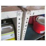 2 Metal shelves, 3