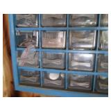 Parts organizer filled with fastner...