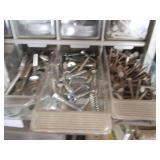 Parts organizer filled with fastner...