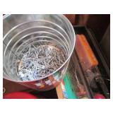 Lot of fastners, fishing tackle and...