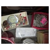 Lot of fastners, fishing tackle and...