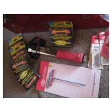 Toolbox filled with mainly new dril...