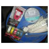 Plastic tote filled with assorted t...