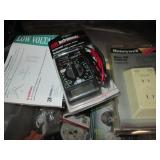 Plastic tote filled with assorted t...