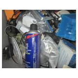 Plastic tote filled with assorted t...