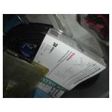 Plastic tote filled with assorted t...