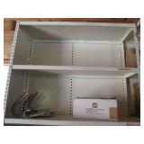 Shelf with contents, measures 36 x ...
