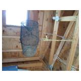 Metal mesh minnow basket...