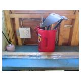 Shelf with contents, 36 x 12 x 42" ...