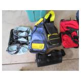 Assortment of duffel bags...