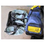 Assortment of duffel bags...