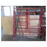 Scaffolding set, includes uprights ...