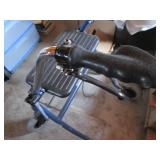 Walker with brakes and seat, colaps...