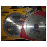 Circular saw blades, as pictured...