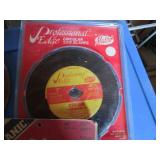 Circular saw blades, as pictured...