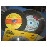 Circular saw blades, as pictured...